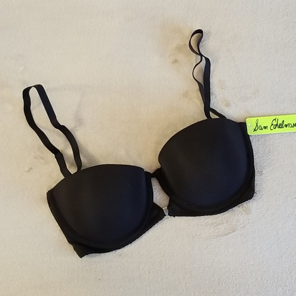 Sam Edelman Mesh Convertible Black Balconette Bra 32C - Picture 2 of 13